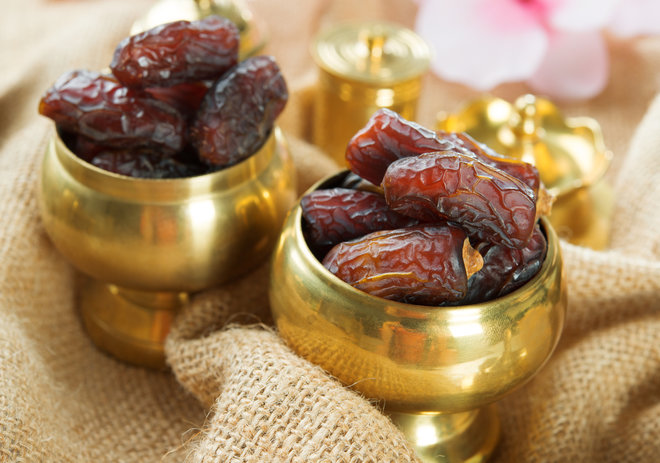 freshly dried dates for rosh hashana or rosh hashannah, the simanim, or the signs for the Jewish New Year