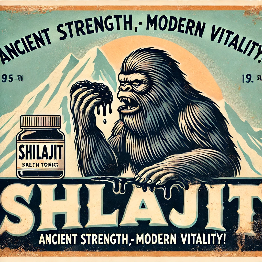 Shilajit poster for blakc honey